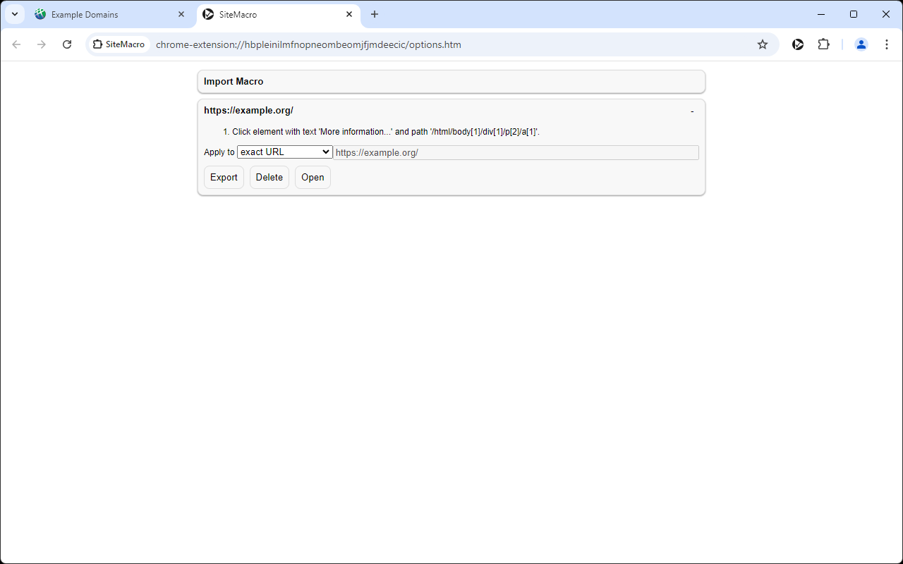 SiteMacro chrome谷歌浏览器插件_扩展第2张截图