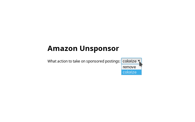 Amazon Unsponsor chrome谷歌浏览器插件_扩展第1张截图