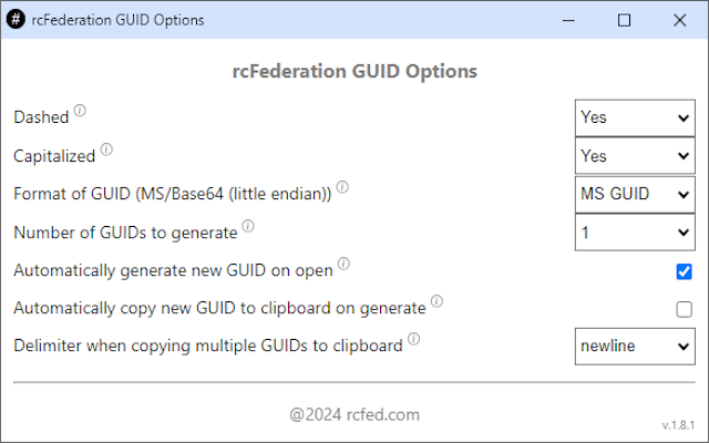 GUID Generator chrome谷歌浏览器插件_扩展第2张截图