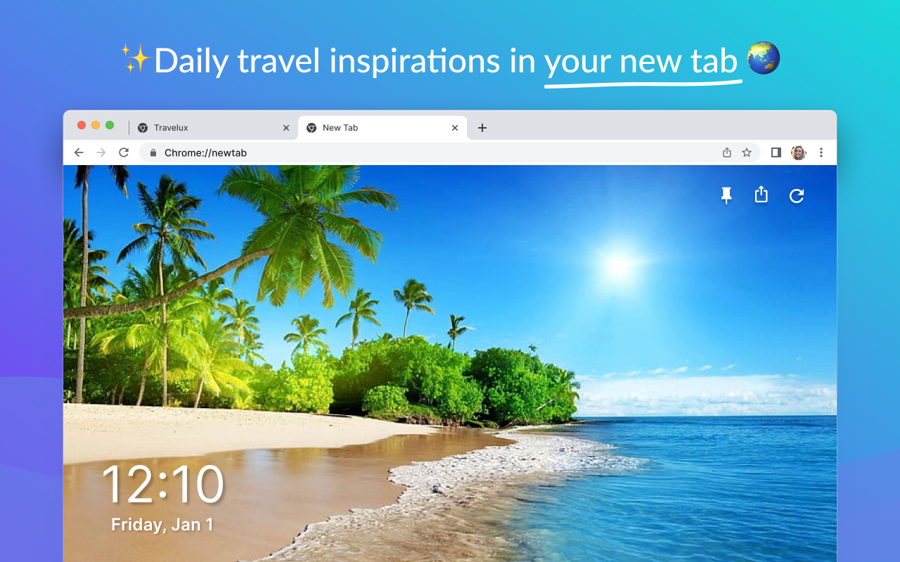 TravelMonkey - new tab for travellers chrome谷歌浏览器插件_扩展第4张截图