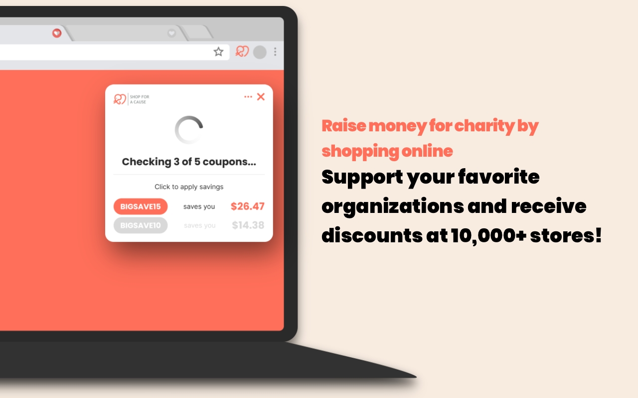 Shop for a Cause chrome谷歌浏览器插件_扩展第3张截图