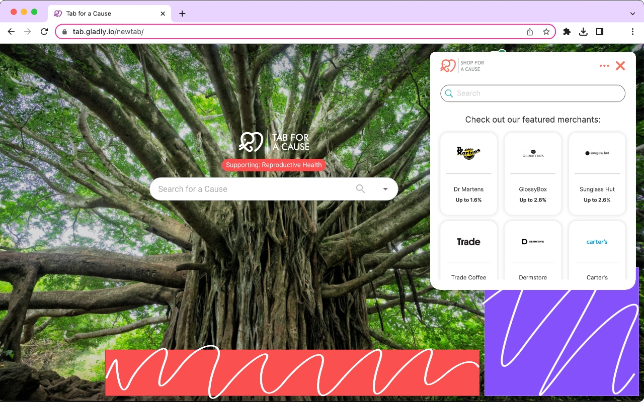 Shop for a Cause chrome谷歌浏览器插件_扩展第4张截图
