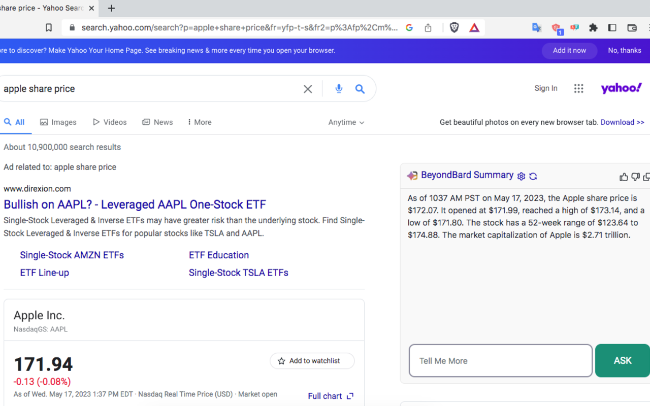 Beyond - Gemini™ AI 聊天适用于任何网站 chrome谷歌浏览器插件_扩展第3张截图
