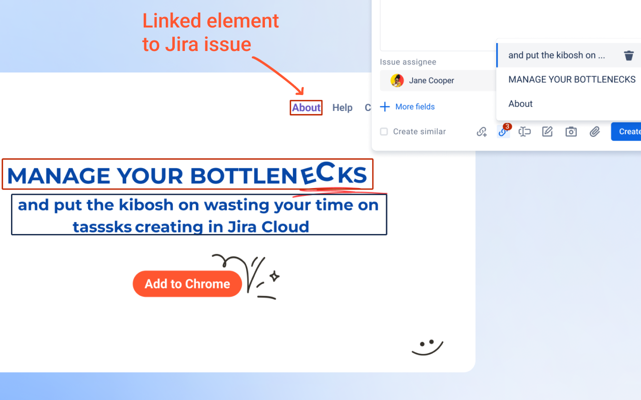 Jira Issue Creator in Chrome - Screen&Draw chrome谷歌浏览器插件_扩展第3张截图