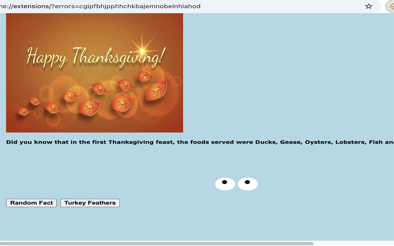 Thanksgiving & Turkey chrome谷歌浏览器插件_扩展第2张截图