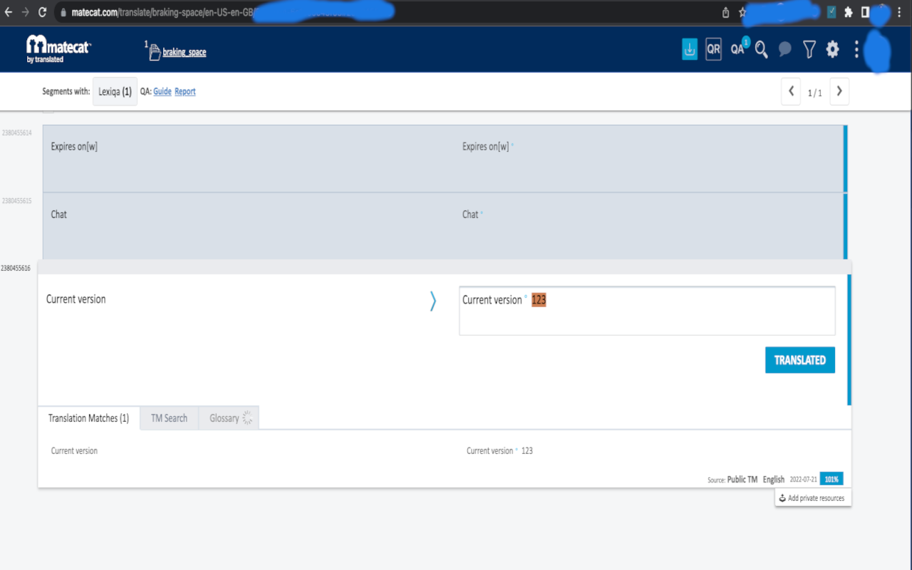 One Tab per Job for LexiQA chrome谷歌浏览器插件_扩展第2张截图