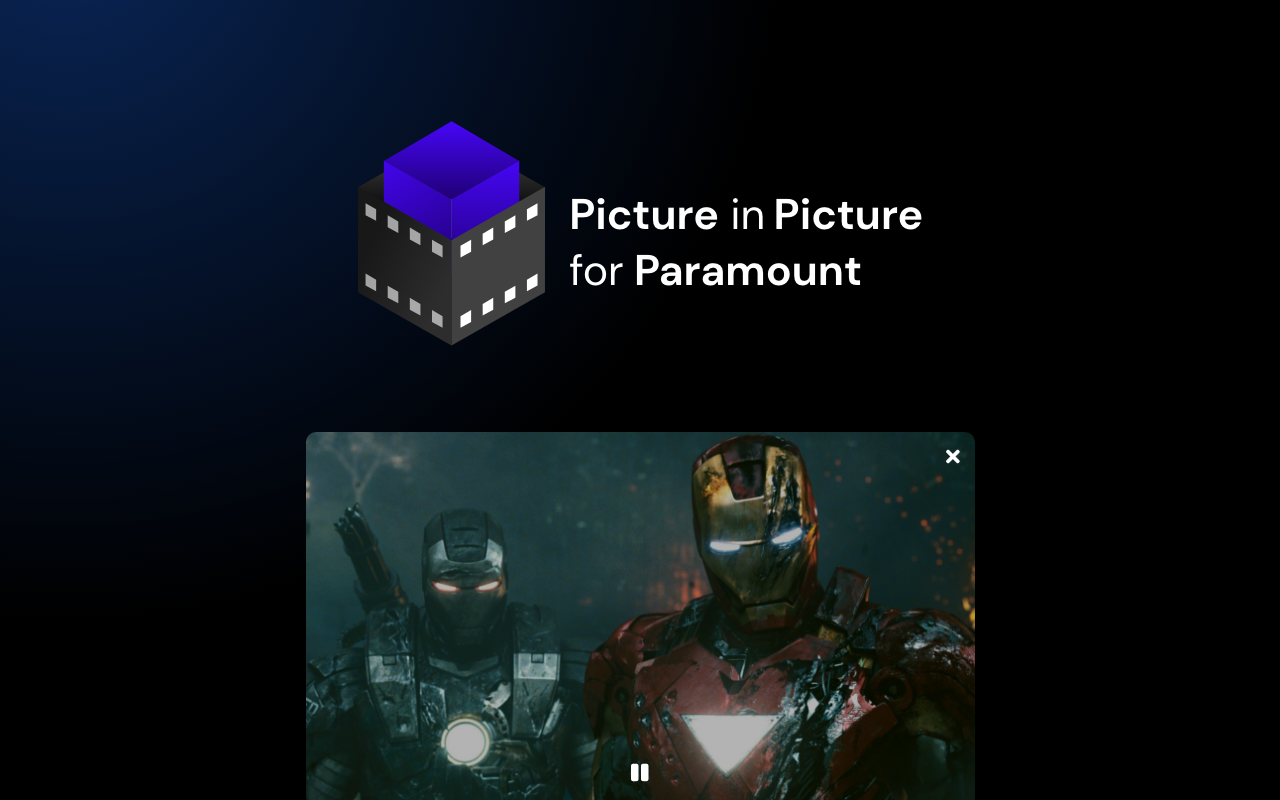 Picture In Picture for Paramount+ chrome谷歌浏览器插件_扩展第1张截图