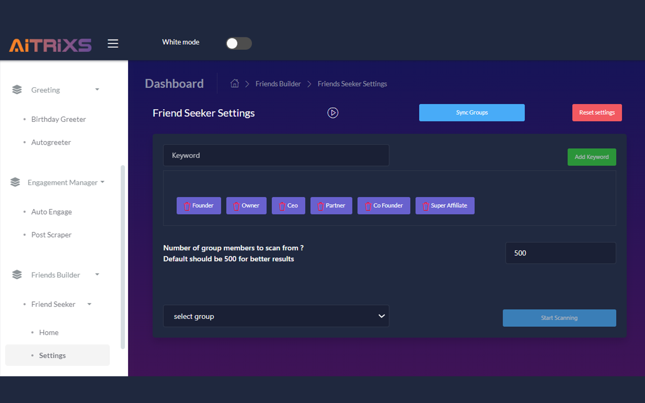 Aitrixs Social chrome谷歌浏览器插件_扩展第4张截图