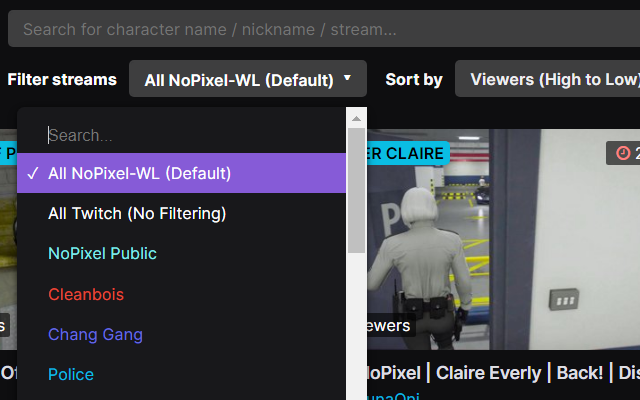Twitch NoPixel Only chrome谷歌浏览器插件_扩展第1张截图