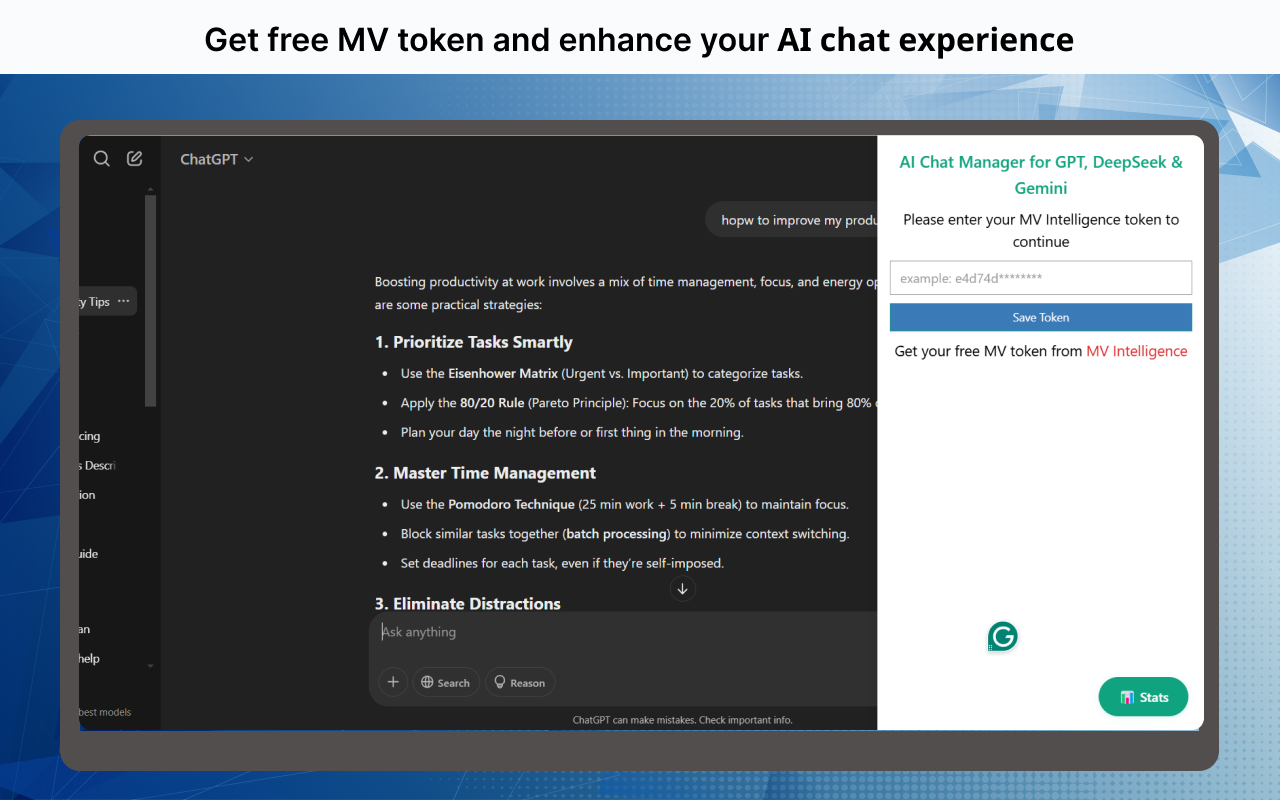 AI Chat Manager for GPT | DeepSeek | Gemini chrome谷歌浏览器插件_扩展第1张截图