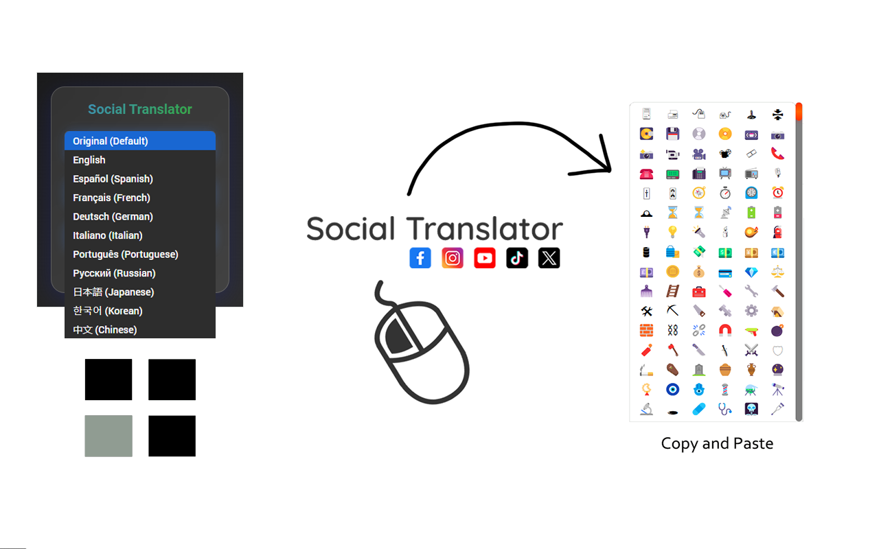 Social Translator chrome谷歌浏览器插件_扩展第1张截图