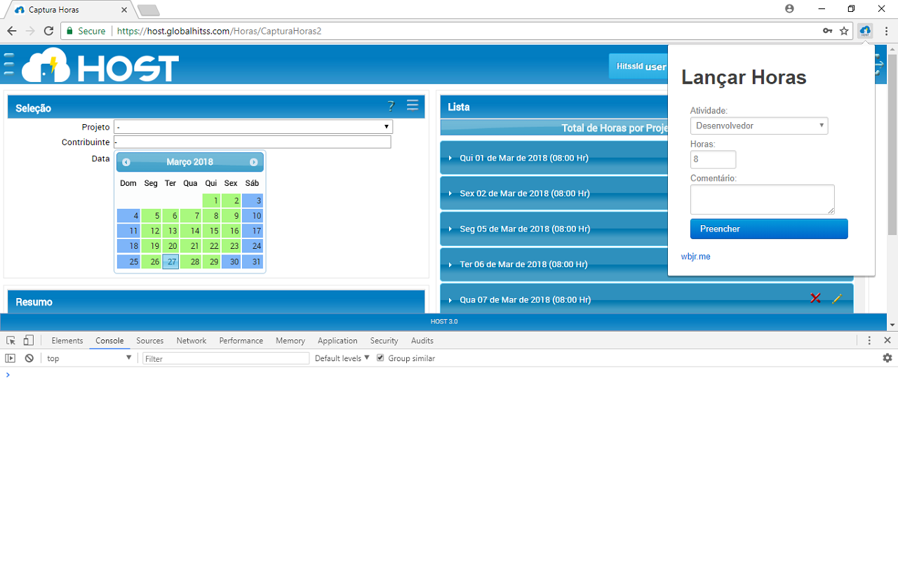HOST Lançar Horas chrome谷歌浏览器插件_扩展第1张截图