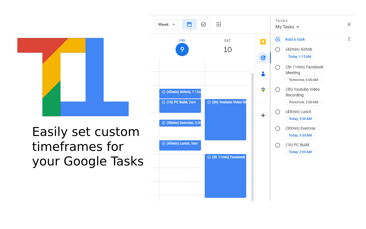 Time Tasker chrome谷歌浏览器插件_扩展第1张截图