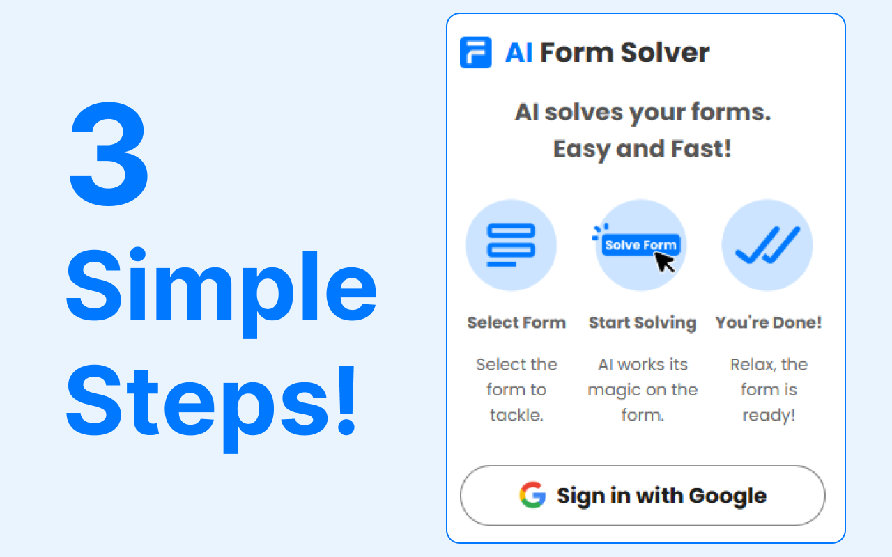 Form Solver AI - Auto Solve forms using Gemini/GPT4o/Claude chrome谷歌浏览器插件_扩展第1张截图