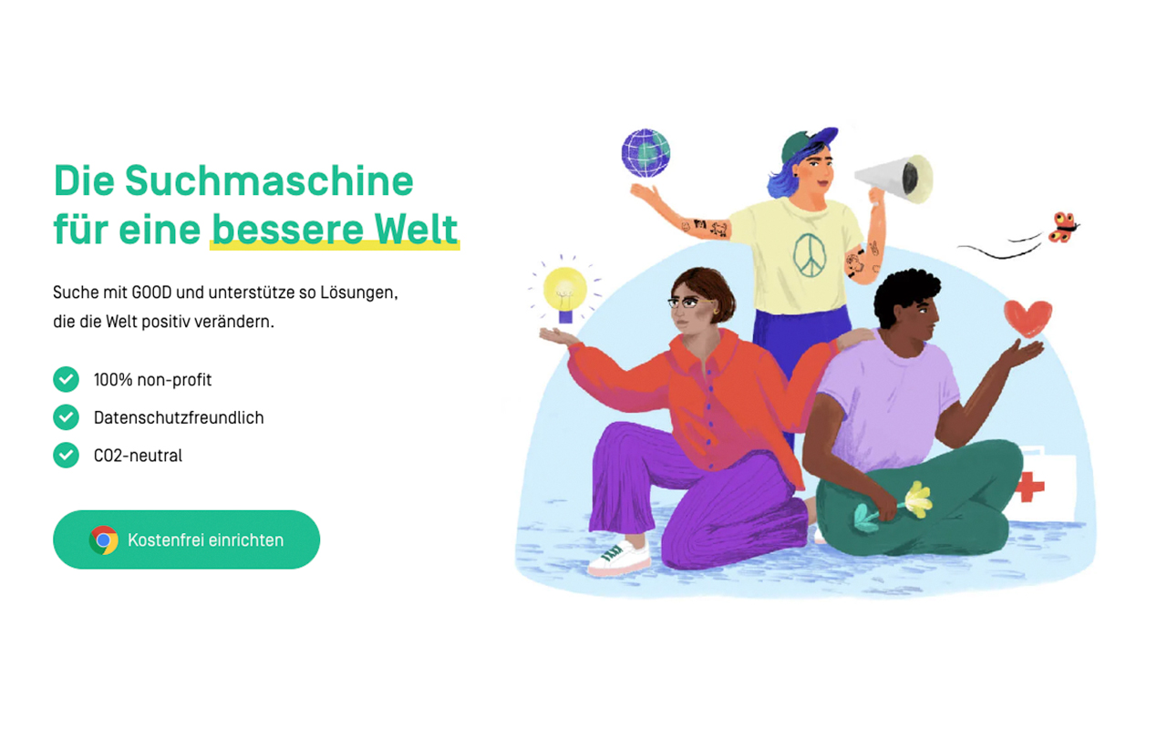 GOOD Search x Good News chrome谷歌浏览器插件_扩展第1张截图