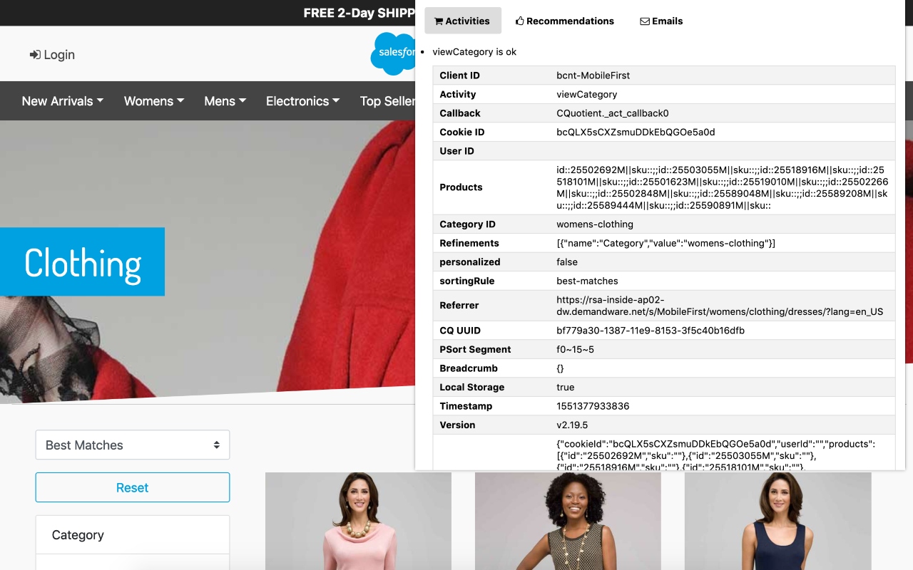 Commerce Cloud Recommendation Validator chrome谷歌浏览器插件_扩展第1张截图