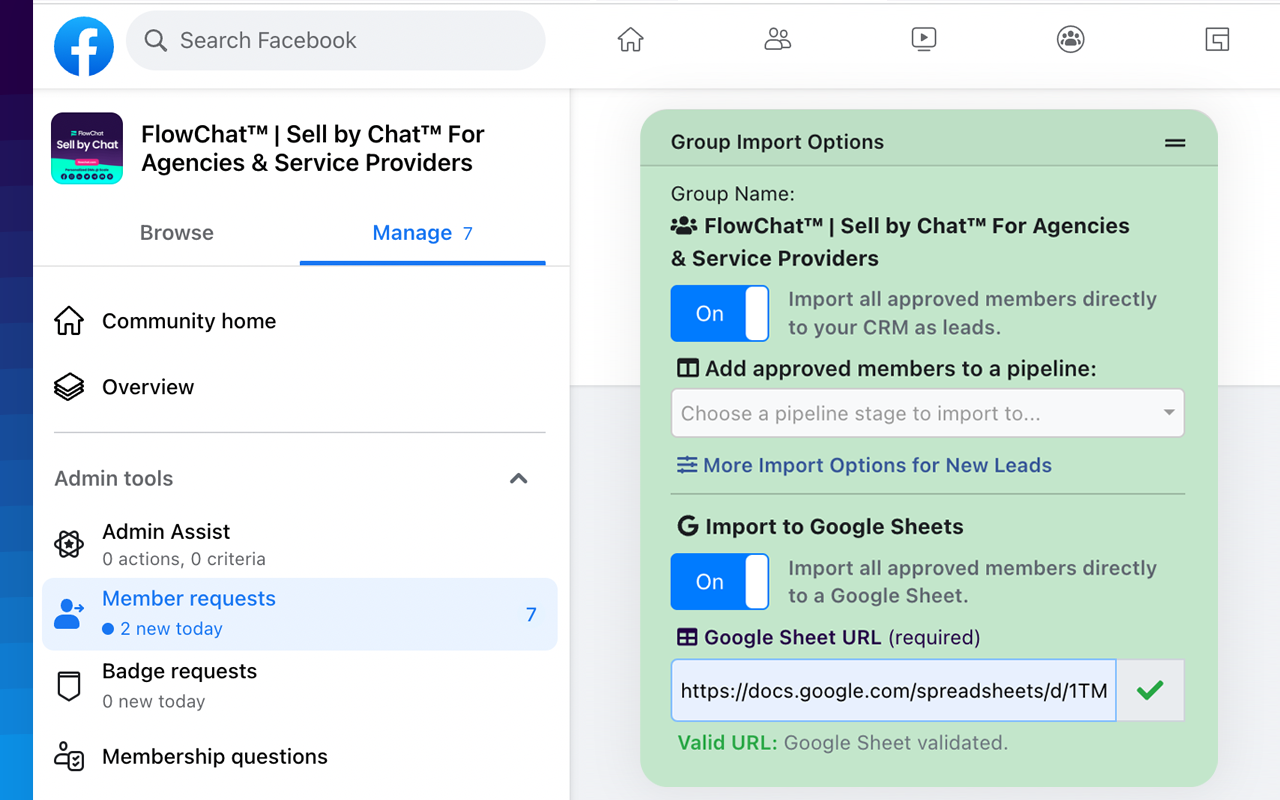 FlowChat - Multi-Platform Chat Management chrome谷歌浏览器插件_扩展第3张截图