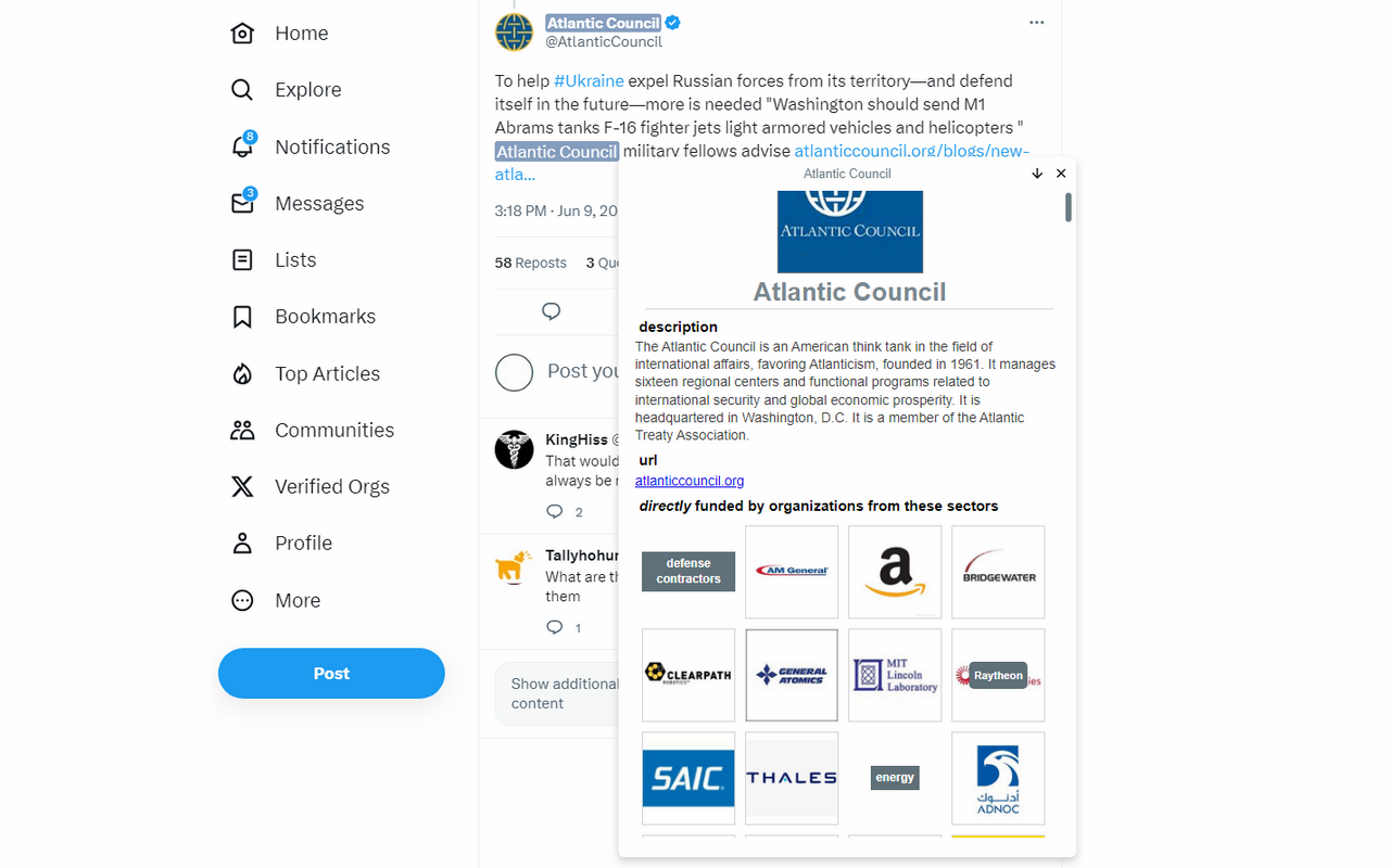WhoFundsWho chrome谷歌浏览器插件_扩展第1张截图