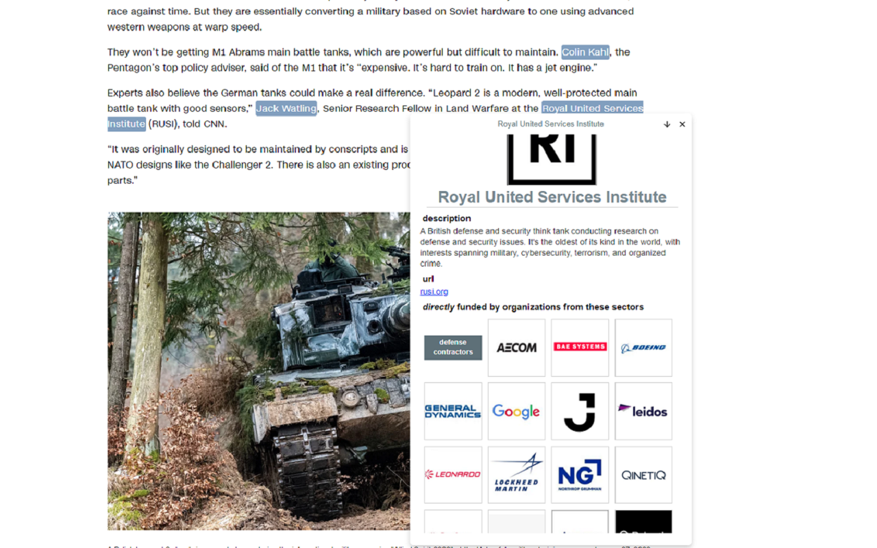 WhoFundsWho chrome谷歌浏览器插件_扩展第5张截图