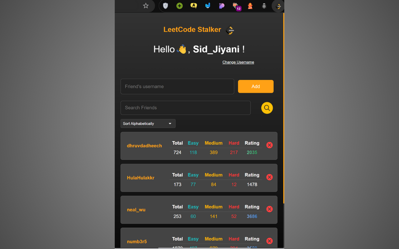 LeetCode Stalker chrome谷歌浏览器插件_扩展第3张截图