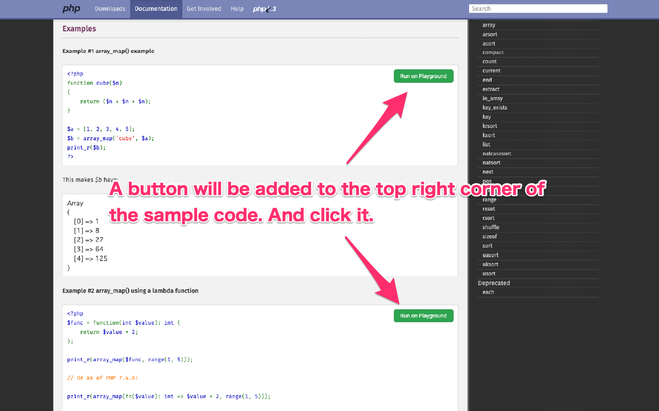 Run on PHP Playground chrome谷歌浏览器插件_扩展第2张截图