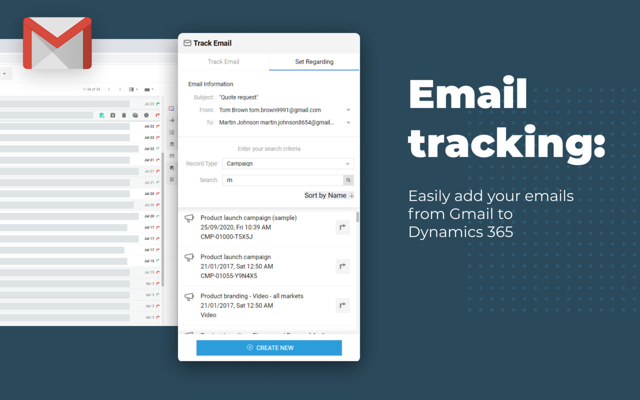 Dynamics 365 Integration for Gmail chrome谷歌浏览器插件_扩展第2张截图