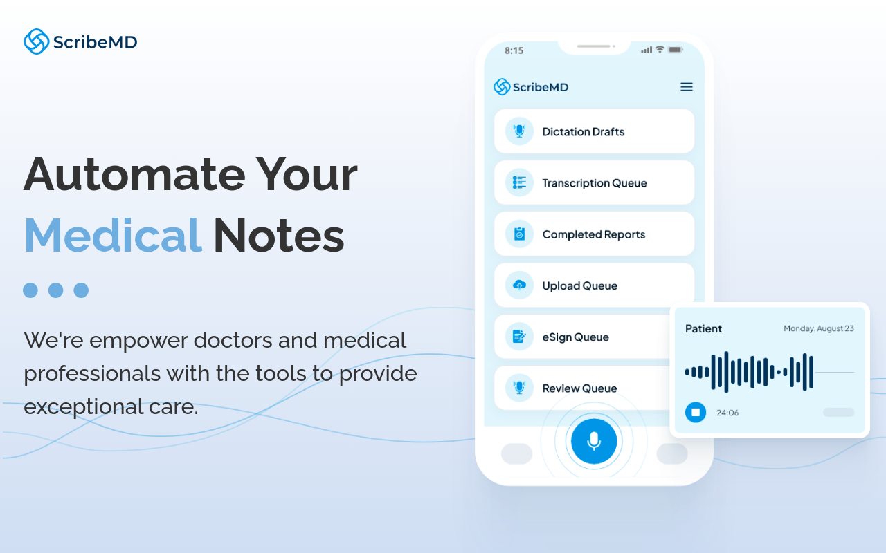 ScribeMD - AI Medical Scribe chrome谷歌浏览器插件_扩展第3张截图