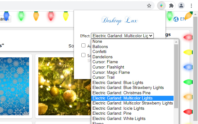 Desktop Lux: 效果 chrome谷歌浏览器插件_扩展第1张截图