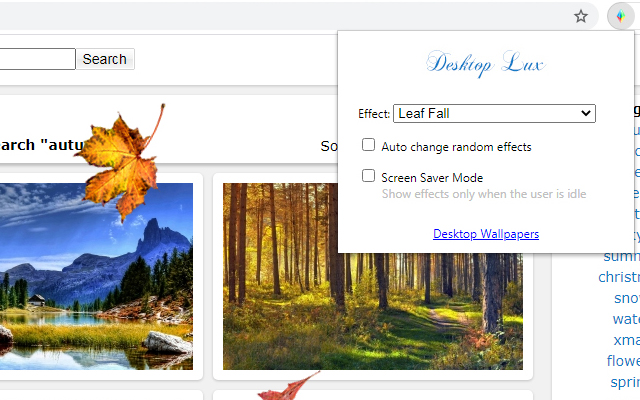 Desktop Lux: 效果 chrome谷歌浏览器插件_扩展第3张截图
