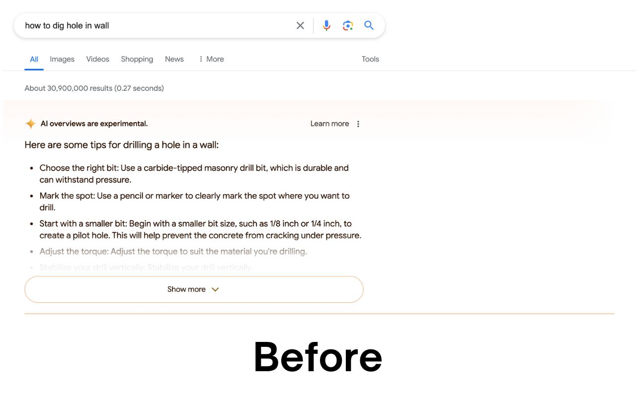Disable AI Overview | Turn Off AI Overview chrome谷歌浏览器插件_扩展第1张截图