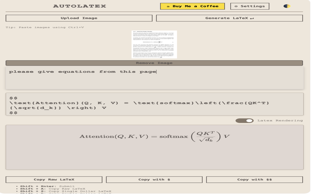 AutoLatex chrome谷歌浏览器插件_扩展第3张截图