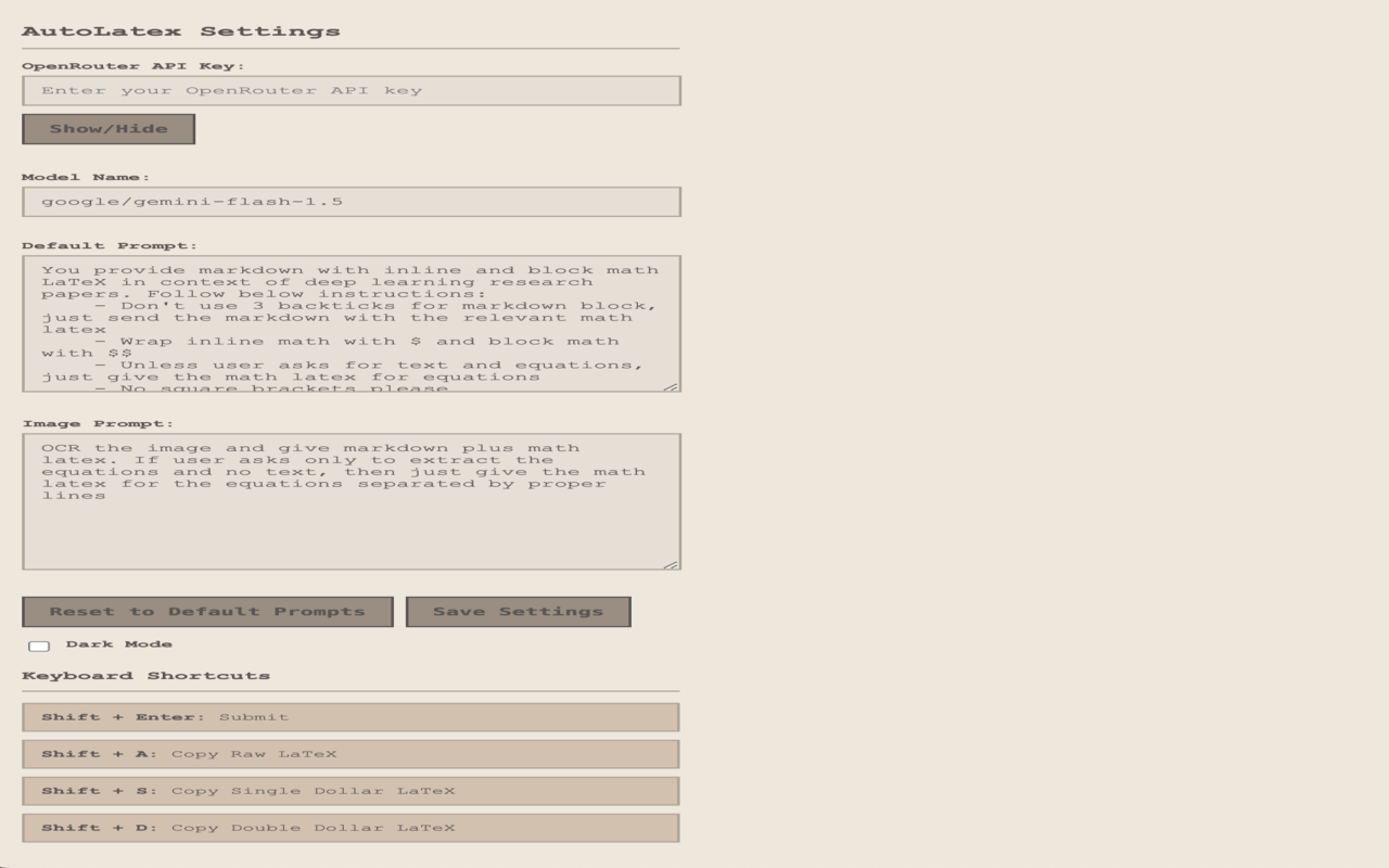 AutoLatex chrome谷歌浏览器插件_扩展第4张截图