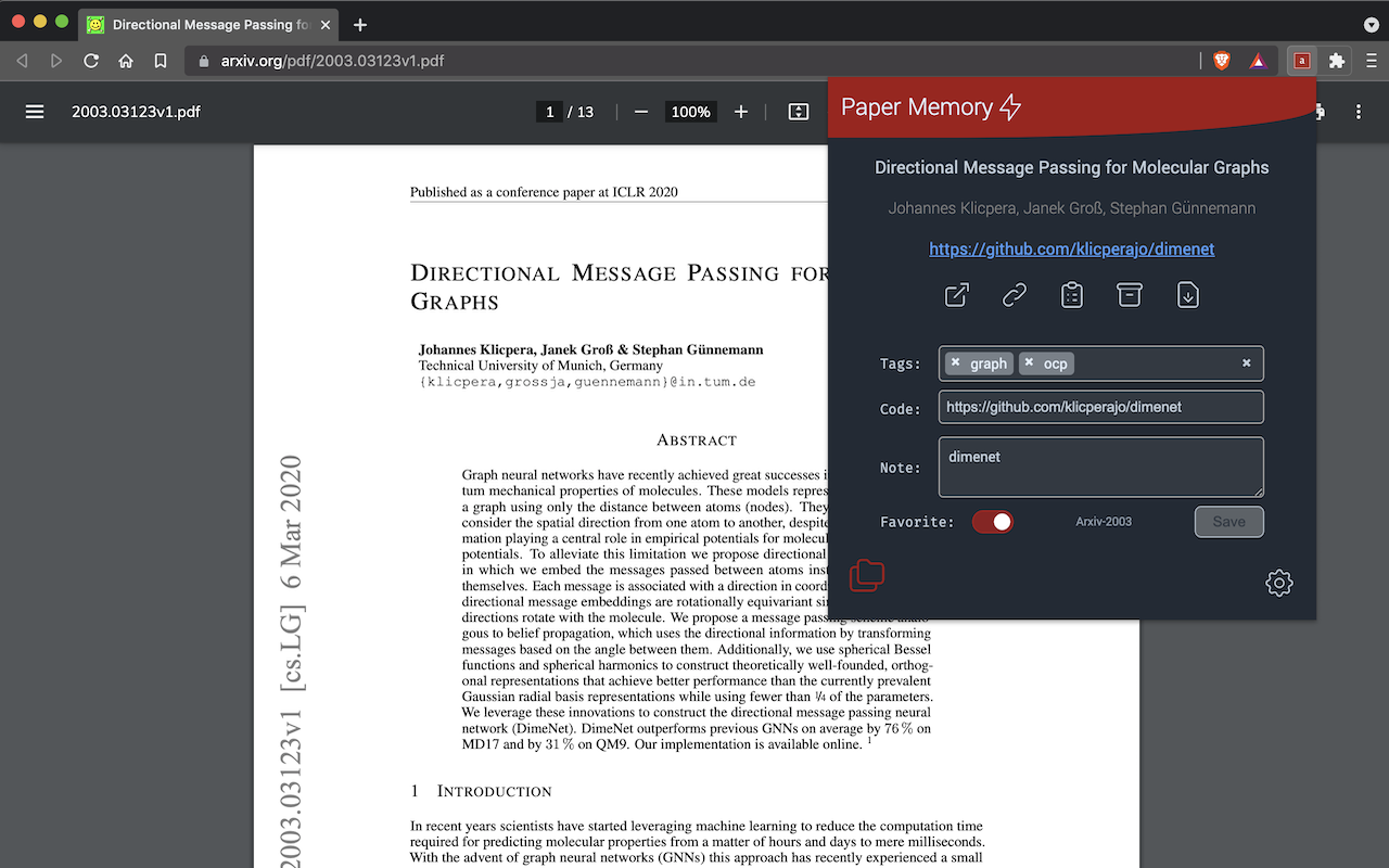 Paper Memory chrome谷歌浏览器插件_扩展第4张截图