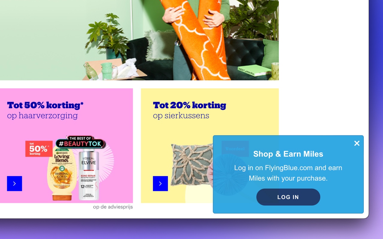 Flying Blue – Shop & Earn Miles chrome谷歌浏览器插件_扩展第1张截图