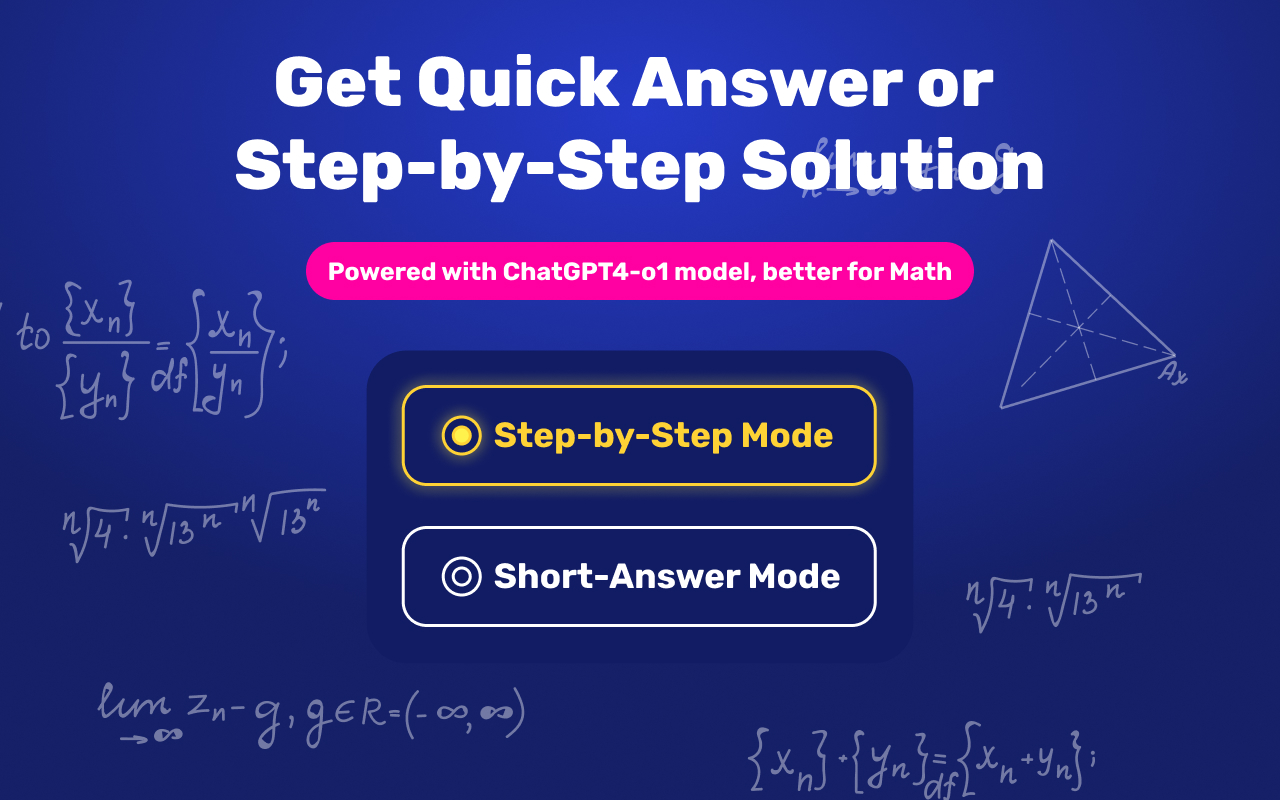 带步骤的数学解题器 chrome谷歌浏览器插件_扩展第2张截图