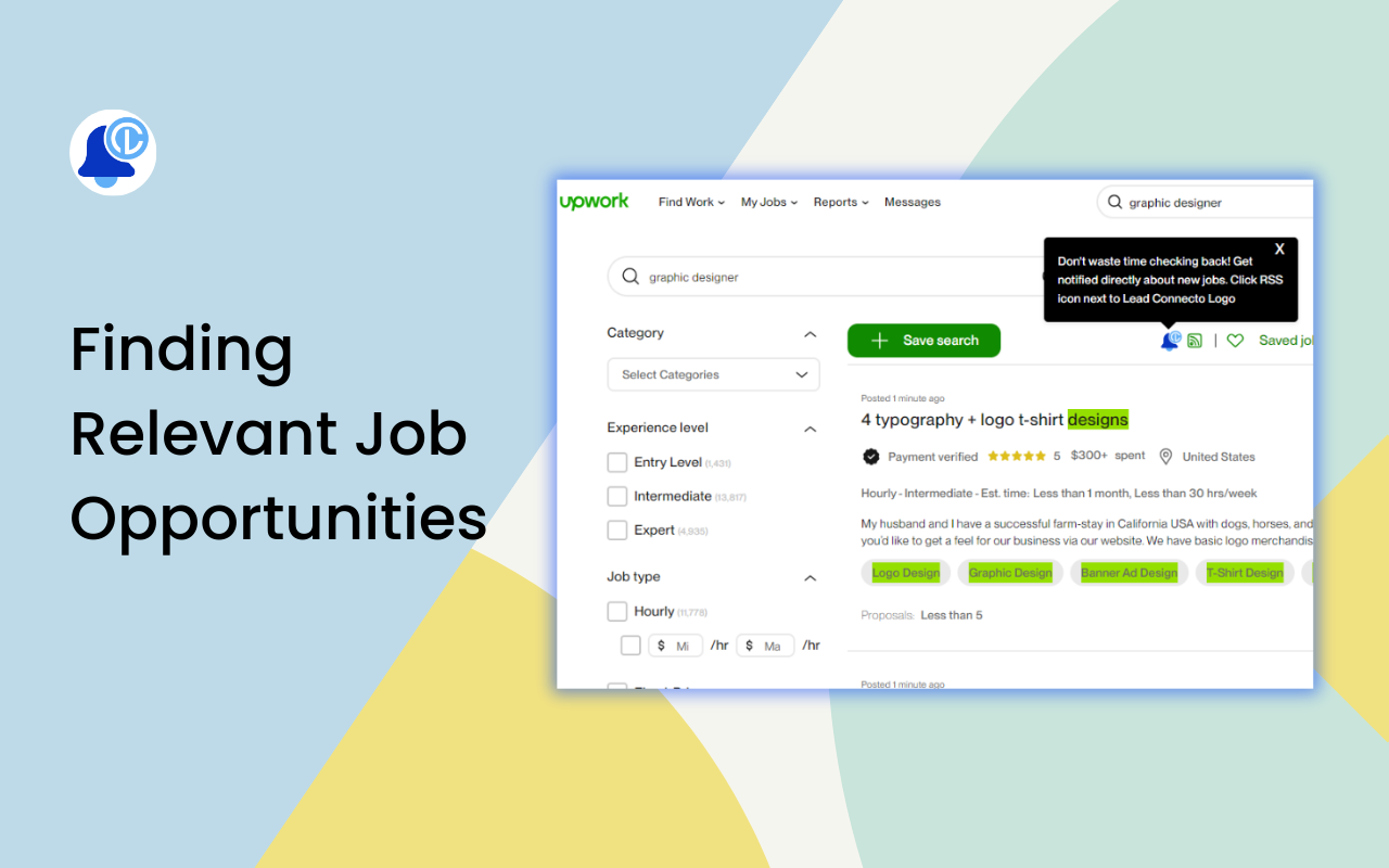Lead Connecto - Upwork Notifications chrome谷歌浏览器插件_扩展第3张截图