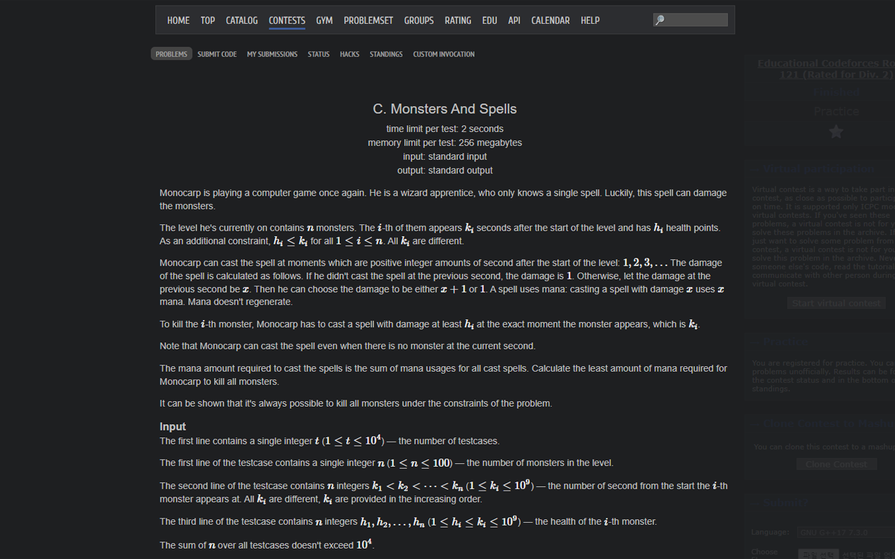 Codeforces Zen mode chrome谷歌浏览器插件_扩展第1张截图