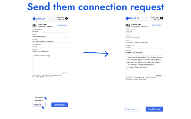 BRIALO - LinkedIn Commenter, Email Finder & Automation Tool chrome谷歌浏览器插件_扩展第2张截图