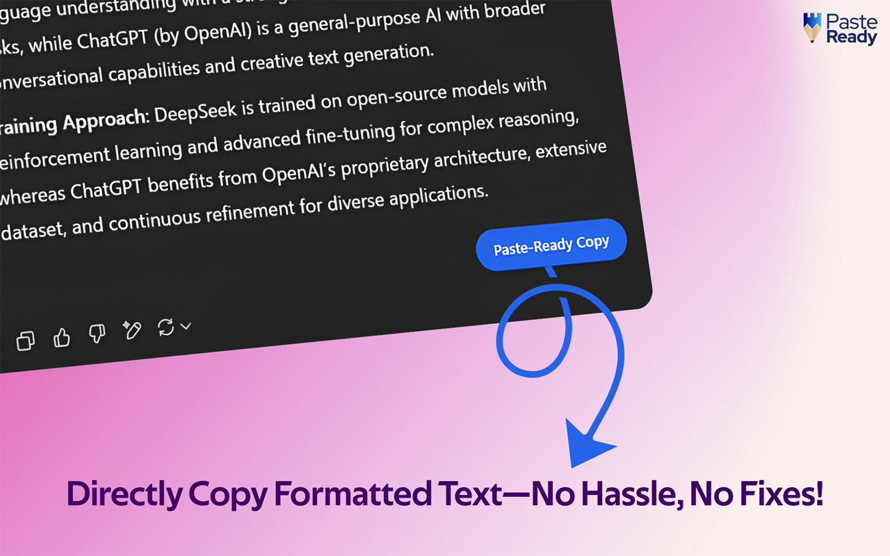 PasteReady - Fix ChatGPT Copy-Paste Issues chrome谷歌浏览器插件_扩展第4张截图