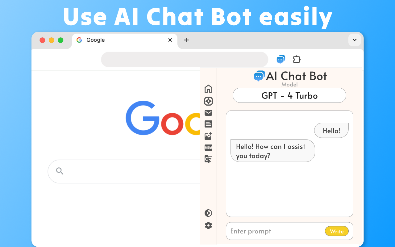 AI Chat Bot chrome谷歌浏览器插件_扩展第1张截图