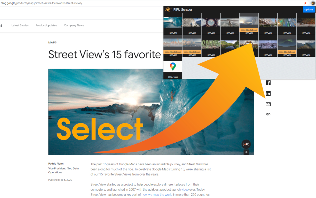 FIFU Scraper chrome谷歌浏览器插件_扩展第2张截图
