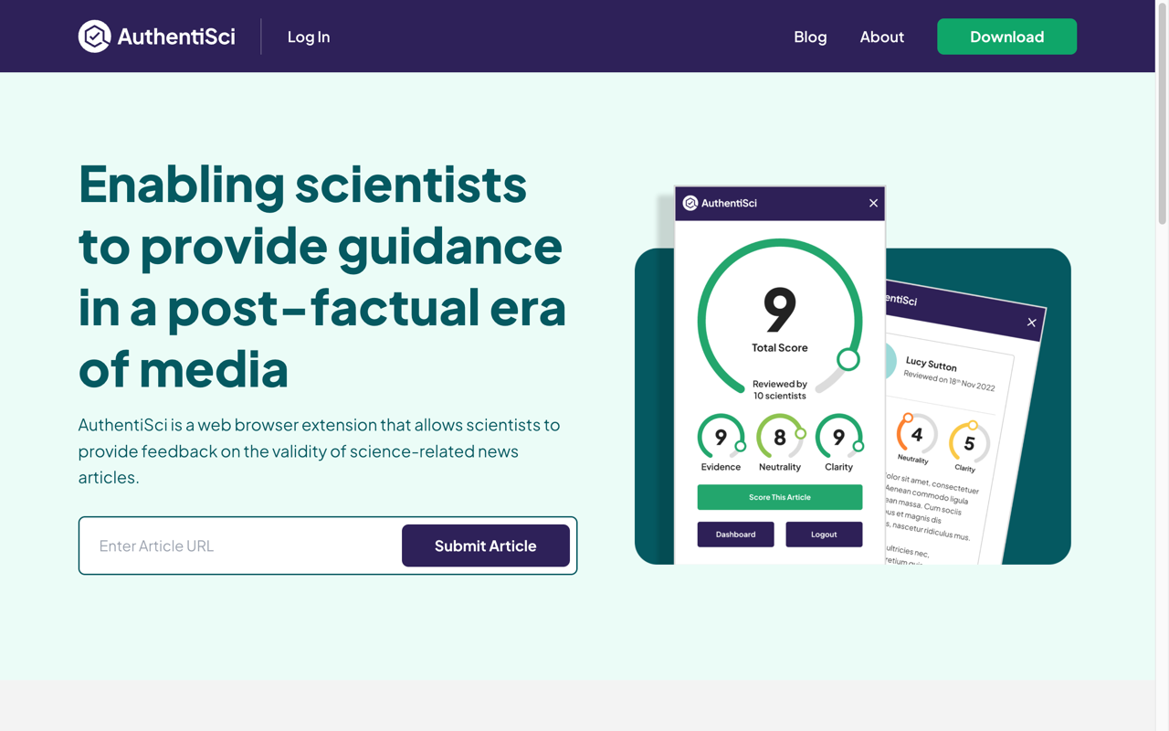 AuthentiSci chrome谷歌浏览器插件_扩展第1张截图