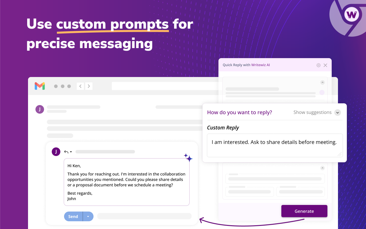 Writewiz: AI Content Creator & Writing Tool chrome谷歌浏览器插件_扩展第2张截图