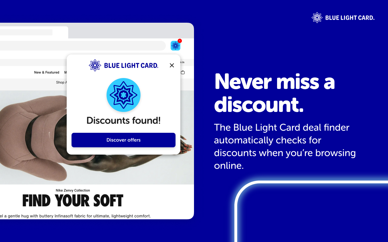 Blue Light Card - Save big on the brands you love chrome谷歌浏览器插件_扩展第3张截图