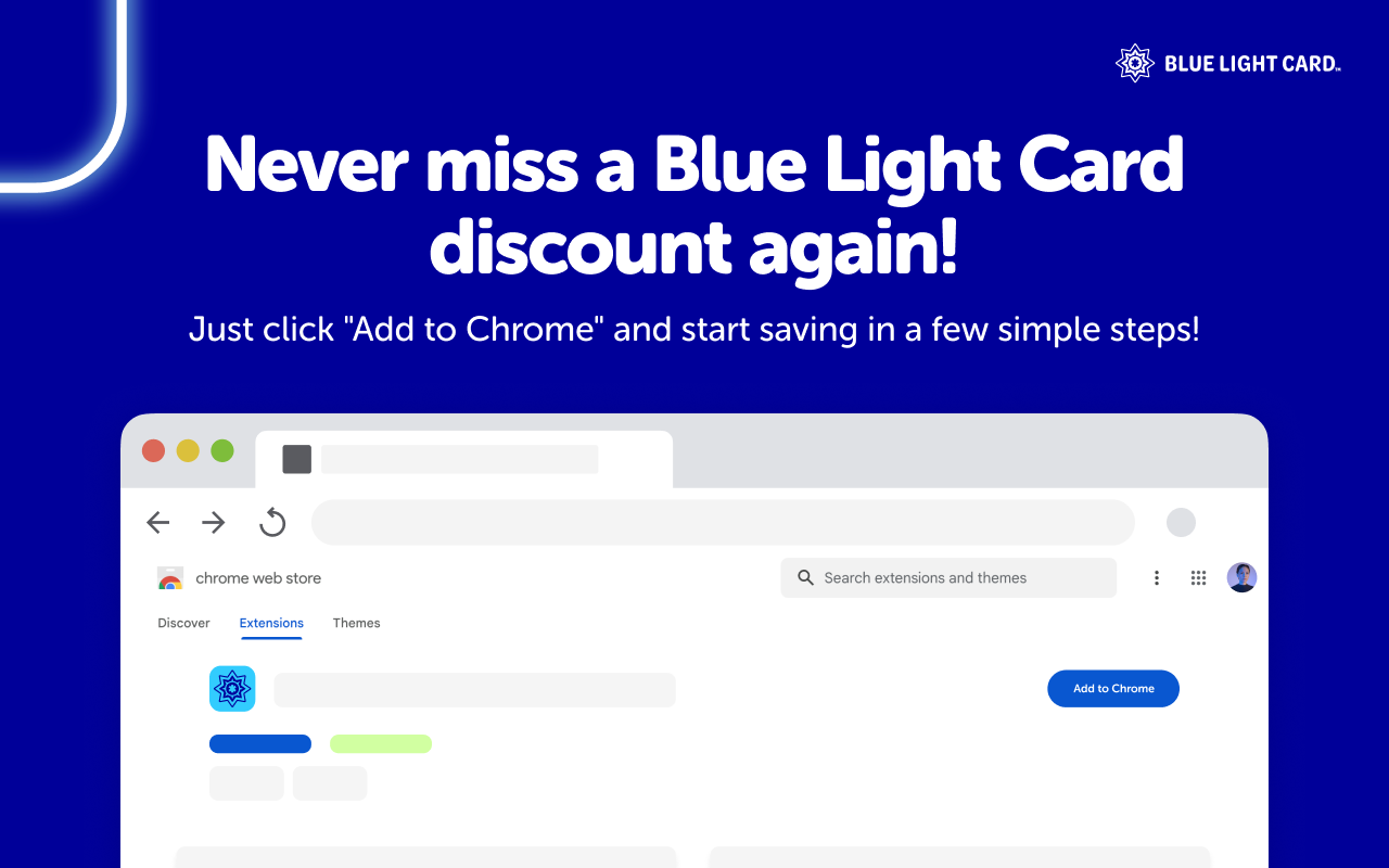 Blue Light Card - Save big on the brands you love chrome谷歌浏览器插件_扩展第4张截图