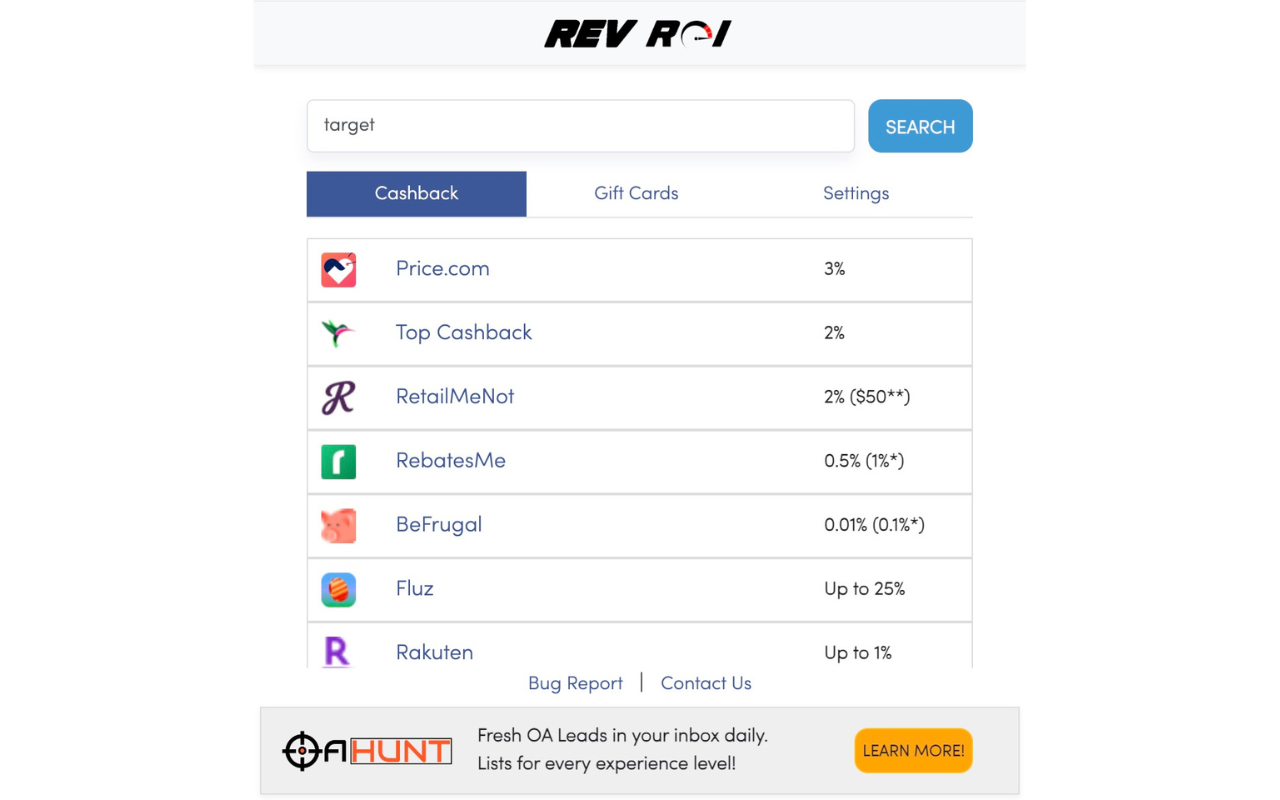RevROI chrome谷歌浏览器插件_扩展第3张截图