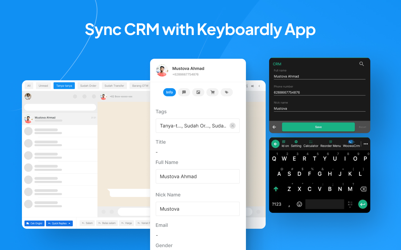 Woowa CRM chrome谷歌浏览器插件_扩展第1张截图
