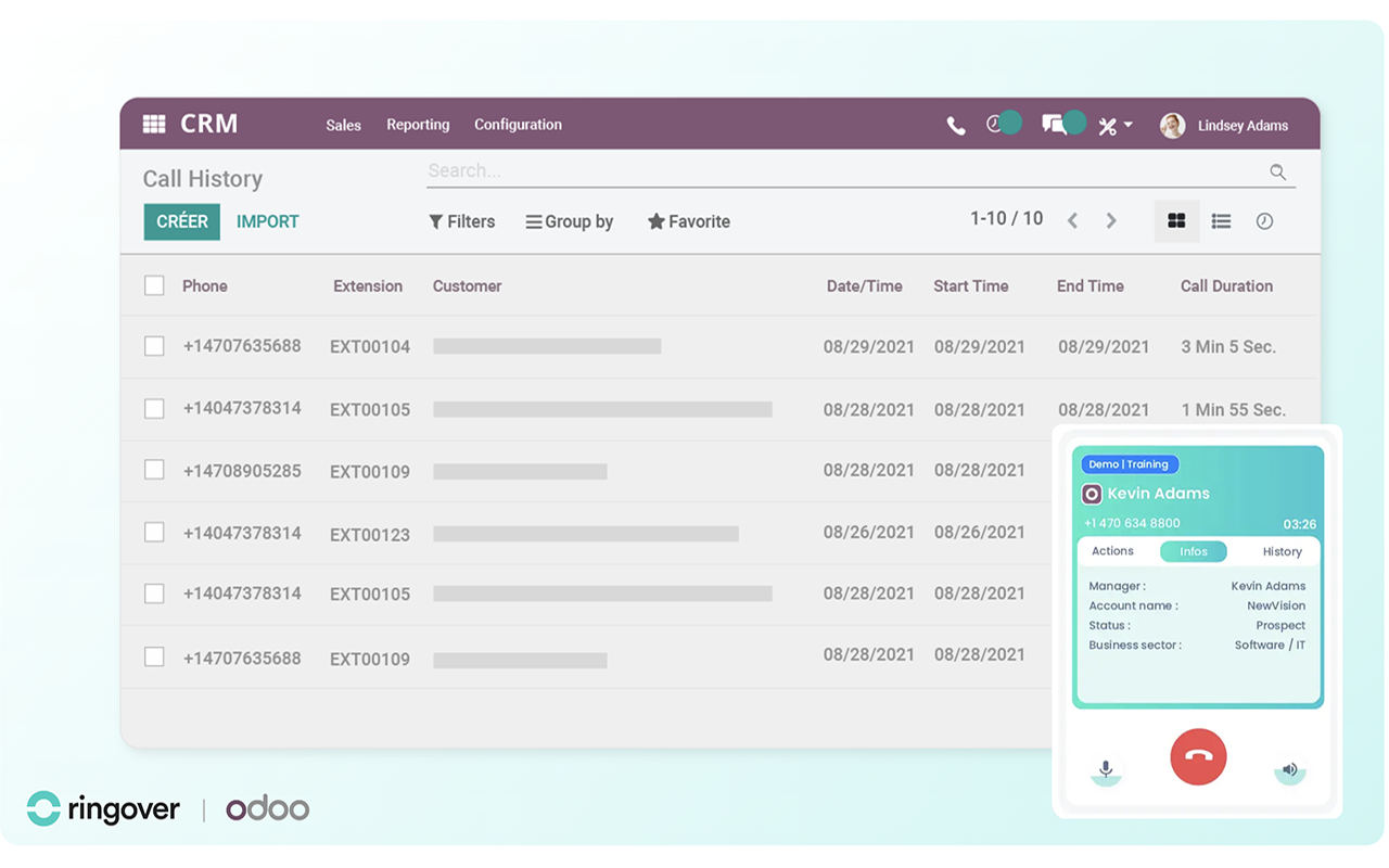 Ringover VoIP Phone for Odoo chrome谷歌浏览器插件_扩展第2张截图