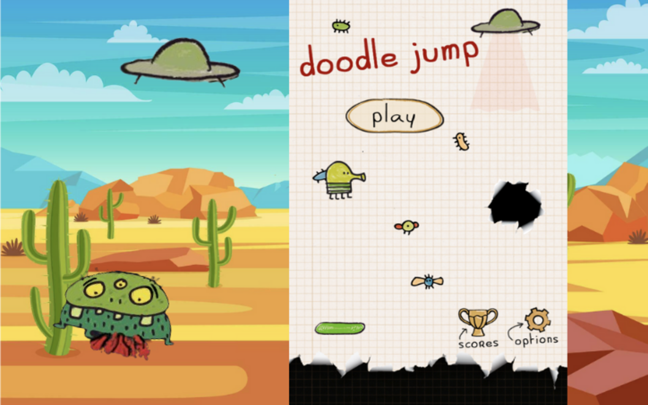 Doodle Jump Original chrome谷歌浏览器插件_扩展第1张截图