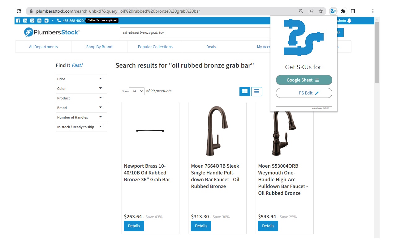 PS SKU Grabber chrome谷歌浏览器插件_扩展第3张截图
